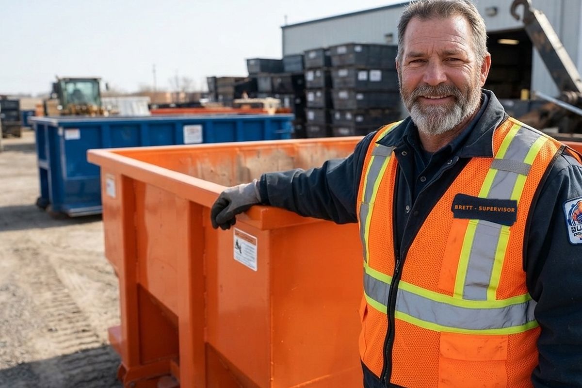 15 Yard roll-off dumpster from Buffalo Dumpster Co.